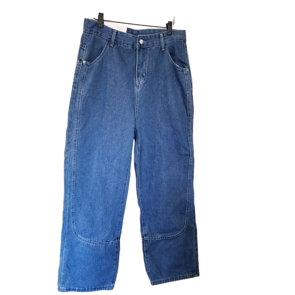 Fashion Jeans slim pattern low back pockets Womens size L